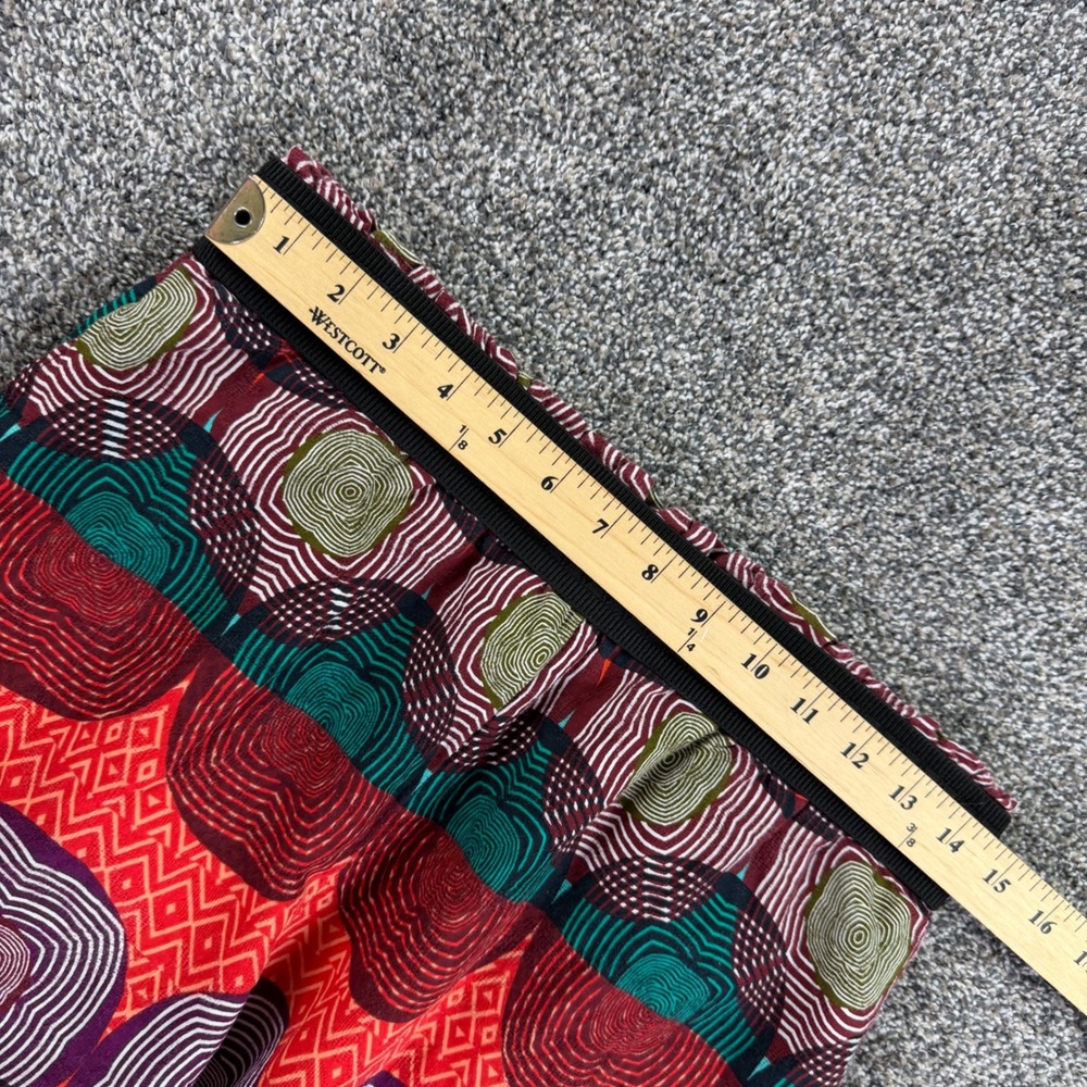 Maeve Anthropologie Womens Medium Abstract Geometric Print Wide Leg Lounge Pants - Picture 8 of 12